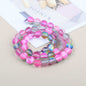 Mermaid Round Glass Beads 6mm Matte Pastel Jewel Tones 40pcs 14