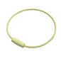 Spray Painted Steel Cable Keyrings Colorful Flexible Durable 20pcs 19