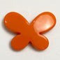 Creamy Color Butterfly Acrylic Flat Beads 29mm 1pc 10