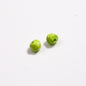 Baking Painted Mini Twisted Acrylic Beads 6mm Glossy Mixed Colors 100pcs 15