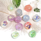 Glow Faceted Geometry Acrylic Beads 14-18mm Mixed Colors 50pcs 4
