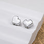 Silver Pixel Heart and Star Acrylic Beads 11mm Mixed Shapes 50pcs 16