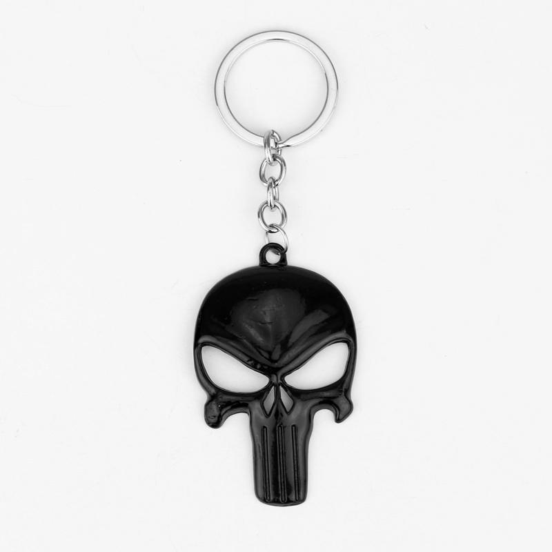 Skull Bottle Opener Keychain Metal Zinc Alloy Glowing Eyes 6