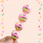 Hand Painted Starfish Acrylic Beads 16mm Christmas Cap Series 5pcs 18