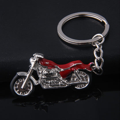 Metal Motorcycle Keychain Classic Bike Design Zinc Alloy 9