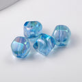 Plating Irregular Acrylic Beads 16mm Transparent Mixed Colors 100pcs 2