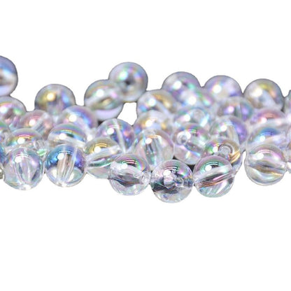 Transparent Round Acrylic Beads 4-12mm Clear Smooth 400pcs 5
