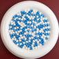 Plating Capsule Resin Beads 12mm Glossy Two Tone 20pcs 7
