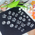 Transparent Butterfly Flower Star Acrylic Beads Single Piece Summer Series 2