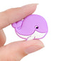 Silicone Focal Beads Whale Side Profile 20pcs 9