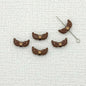 Angel Wing Metal Beads 14mm Painted Colorful Alloy 10pcs 19