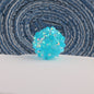 Glitter Bubblegum Beads 14mm Sequin Cluster Rhinestone 10pcs 13