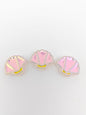 Glow Scallop Acrylic Beads 24mm Pastel Luminescent 50pcs 17
