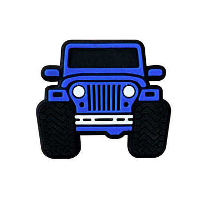 Silicone Focal Beads Large Cars Front View Oversized Tires 20pcs 6