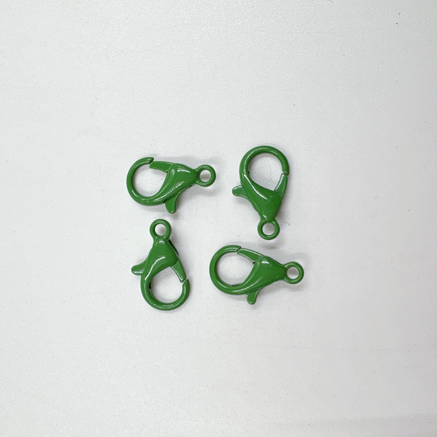 Zinc Alloy Lobster Clasp Keychain Findings 12mm Baking Painted 100pcs 11
