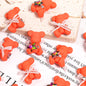 Cartoon Bear Acrylic Beads 17x24mm Pastel Colors 2pcs 9