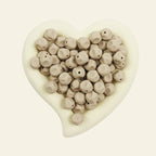 15mm Irregular Silicone Beads Multi Color Solid 50pcs 4