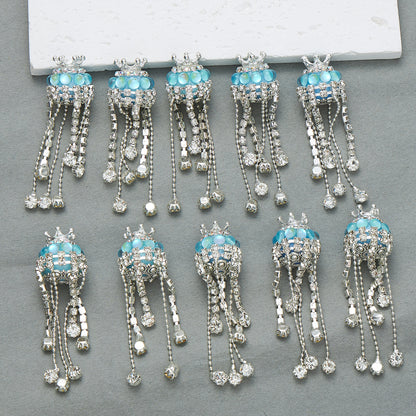 Tassel Crown Rhinestone Beads 19mm Decorative Ball 2pc 6