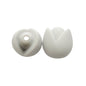Lotus Silicone Beads Pastel Colors Soft Matte Finish 10pcs