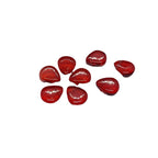Czech Glass Beads Teardrop 12mm Transparent Iridescent 100pcs 5