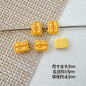 Camera Milk Carton Painted Metal Beads Glossy Enamel 20pcs 11