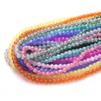 Crackle Round Glass Beads 8mm Monochrome Translucent 200pcs 5