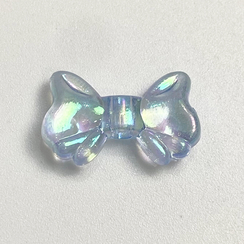 Clear Plating Butterfly Acrylic Beads 15mm Pastel Iridescent 20pcs 6