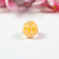 Lampwork Glass Beads Round 14mm Two-Tone Spiral Pattern 10pcs 6