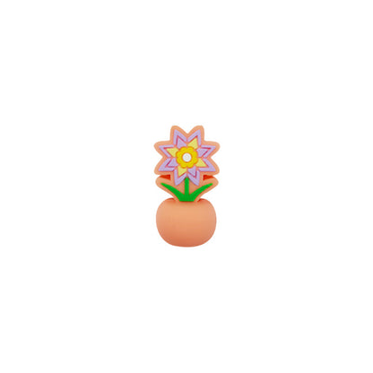 Silicone 3D Focal Beads Colorful Potted Plant Detailed Floral Design 20pcs 11