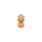 Silicone 3D Focal Beads Colorful Potted Plant Detailed Floral Design 20pcs 11