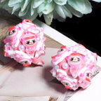 Embellished Bubblegum Beads 20mm Labub Polymer Clay Detailed 5pcs 6