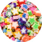 Flat Clay Beads 10mm Color Fruit Cartoon Mixed Design 1000pcs 38