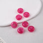 Acrylic Round Spacer Beads 14mm Antique Blooming Ink 50pcs 9