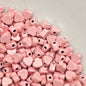 Heart Metal Beads 5mm Baking Painted Colorful Flat 50pcs 10