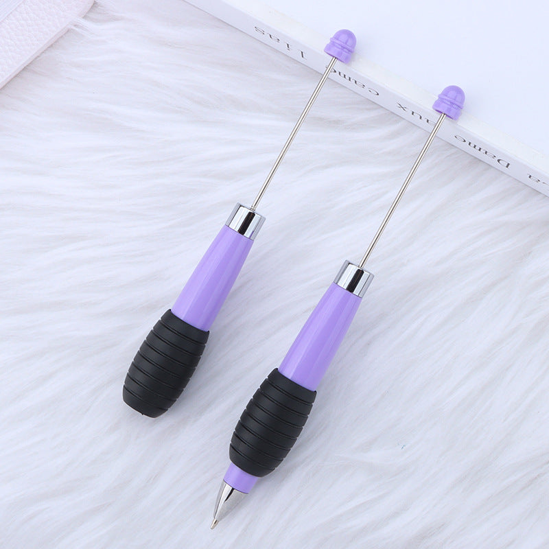Beadable Telescopic Pen Colorful Ergonomic Rotary Ballpoint 1.0mm 25