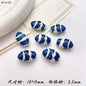 Hand Painted Fish Ceramic Beads 13x19mm Glazed Clownfish 1pc 15