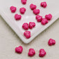 Heart Metal Beads 11mm Baking Painted Meteorite Zinc Alloy 20pcs 25