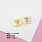 Plating Adorable Butter Bear Resin Beads Glossy Pastel Charms 20pcs 9