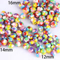 Dopamine Resin Beads 12/14/16mm Colorful Glossy 50pcs 2