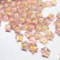 Czech Glass Beads Star 8mm Translucent Soft Color Gradient 50pcs 12