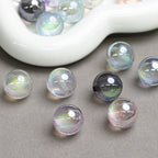 Iridescent Dream Catcher Resin Beads 16mm Round 10pcs 2