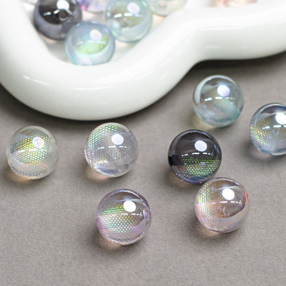 Iridescent Dream Catcher Resin Beads 16mm Round 10pcs 2