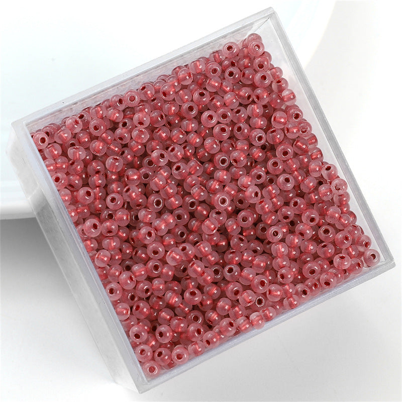 Silver-plated Vintage Seed Glass Beads 3mm Timeless Shimmer 600pcs 18