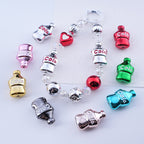 Plating Cola Bottle Acrylic Beads 19-30mm Metal Colored 20pcs 3