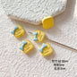 Candy Clown Metal Beads Colorful Painted Alloy 10pcs 8