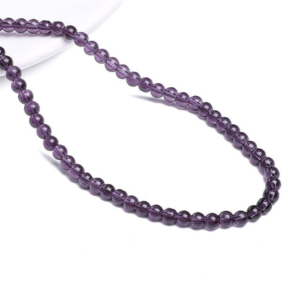 Imitation Jade Transparent Glass Beads 10mm 38pcs Mixed Colors 12