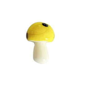 Mushroom Glass Beads 15mm 20mm Glossy Colorful Caps with Spots 100pcs 3