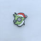 Silicone Focal Beads Christmas Grinch Poses and Text 20pcs 12