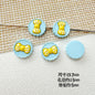 Butterfly Painted Metal Beads Decorative Alloy 10pcs 27