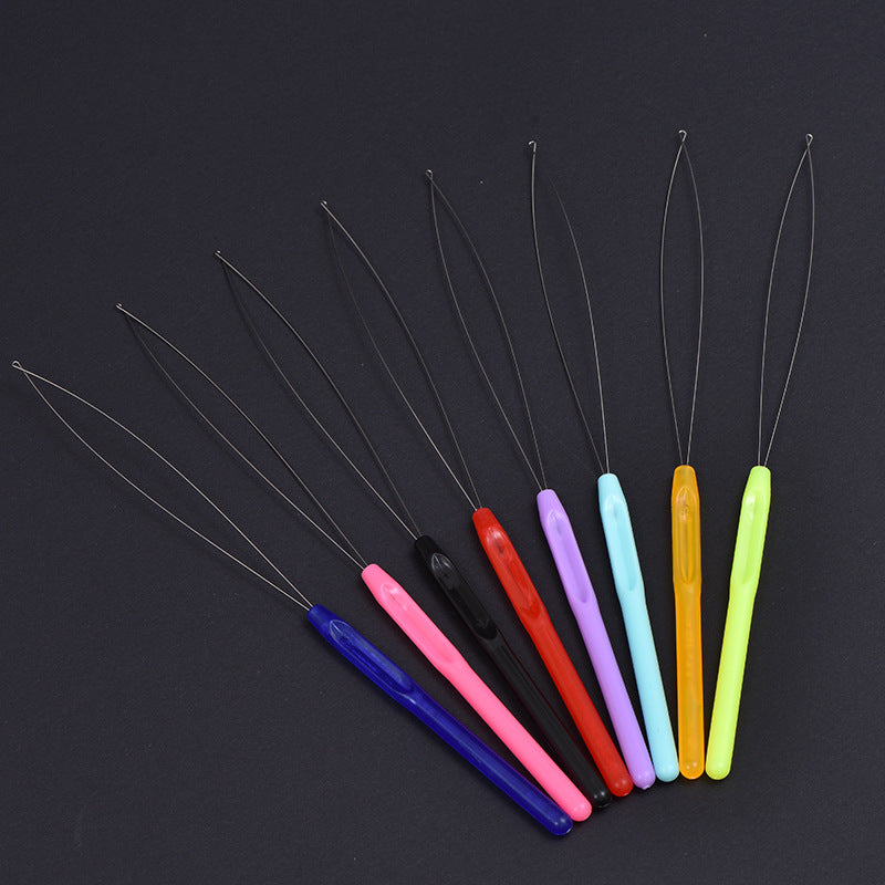 Jewelry Needle Tools Steel Colorful Plastic Handle 22cm 20pcs 4